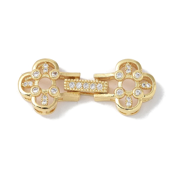 PandaHall Rack Plating Brass Micro Pave Clear Cubic Zirconia Fold Over Clasps, Cadmium Free & Lead Free, Long-Lasting Plated, Real 18K Gold...
PandaHall Rack Plating Brass Micro Pave Clear Cubic Zirconia Fold Over Clasps, Cadmium Free & Lead Free, Long-Lasting Plated, Real 18K Gold...