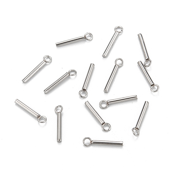 PandaHall 304 Stainless Steel Pendants, Column, Stainless Steel Color, 13x3x1.5mm, Hole: 1.6mm 304 Stainless Steel Column
PandaHall 304 Stainless Steel Pendants, Column, Stainless Steel Color, 13x3x1.5mm, Hole: 1.6mm 304 Stainless Steel Column