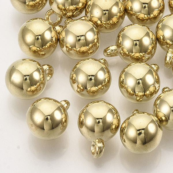 PandaHall CCB Plastic Charms, Round, Golden, 13.5x10x10mm, Hole: 2mm Plastic Round
PandaHall CCB Plastic Charms, Round, Golden, 13.5x10x10mm, Hole: 2mm Plastic Round