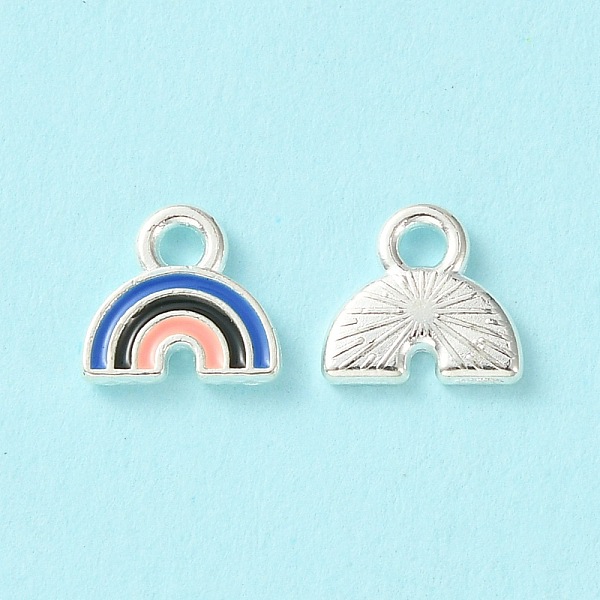 PandaHall Alloy Enamel Charms, Rainbow Charm, Silver, Colorful, 6.5x7x1mm, Hole: 1.4mm Alloy+Enamel Rainbow
PandaHall Alloy Enamel Charms, Rainbow Charm, Silver, Colorful, 6.5x7x1mm, Hole: 1.4mm Alloy+Enamel Rainbow