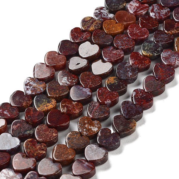 PandaHall Natural Red Ocean Agate Beads Strands, Heart, 9.5~10x10~10.5x3~4mm, Hole: 0.9mm, about 42pcs/strand, 15.83~15.94 inch(40.2~40.5cm)...
PandaHall Natural Red Ocean Agate Beads Strands, Heart, 9.5~10x10~10.5x3~4mm, Hole: 0.9mm, about 42pcs/strand, 15.83~15.94 inch(40.2~40.5cm)...