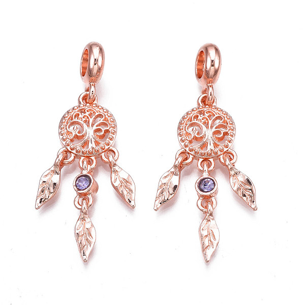 PandaHall Rack Plating Alloy European Dangle Charms, with Tanzanite Rhinestone, Large Hole Pendants, Cadmium Free & Nickel Free & Lead Free..., Purple
PandaHall Rack Plating Alloy European Dangle Charms, with Tanzanite Rhinestone, Large Hole Pendants, Cadmium Free & Nickel Free & Lead Free..., Purple