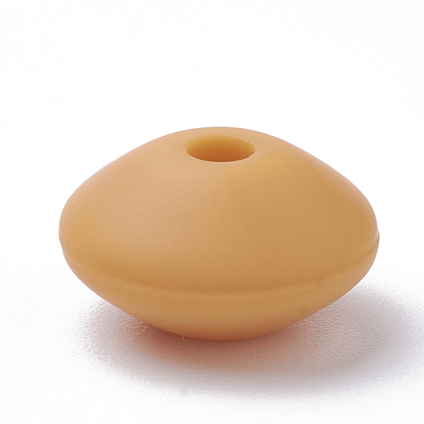PandaHall Food Grade Eco-Friendly Silicone Beads, Chewing Beads For Teethers, DIY Nursing Necklaces Making, Rondelle, Sandy Brown, 12x6~7mm...
PandaHall Food Grade Eco-Friendly Silicone Beads, Chewing Beads For Teethers, DIY Nursing Necklaces Making, Rondelle, Sandy Brown, 12x6~7mm...