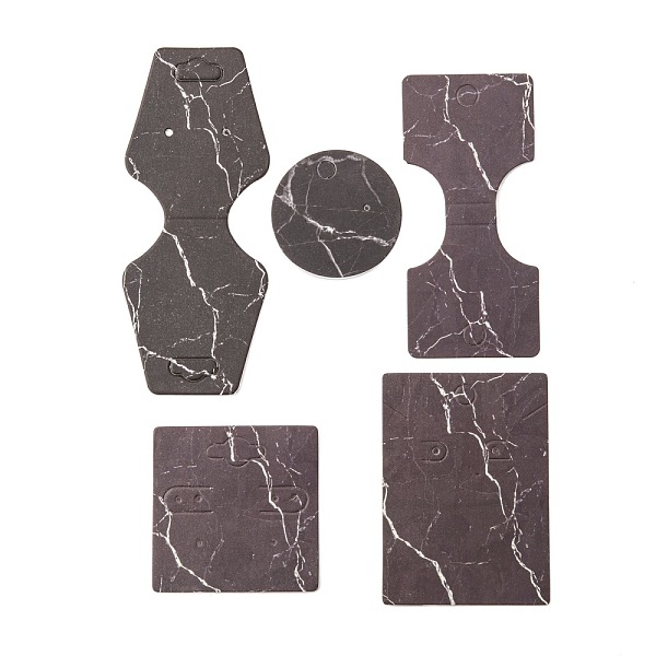 PandaHall 180Pcs 6 Style Marble Pattern Paper Necklace Display Cards, for DIY Ear Studs Necklace Jewelry Display, Black, 30pcs/style Paper...
PandaHall 180Pcs 6 Style Marble Pattern Paper Necklace Display Cards, for DIY Ear Studs Necklace Jewelry Display, Black, 30pcs/style Paper...