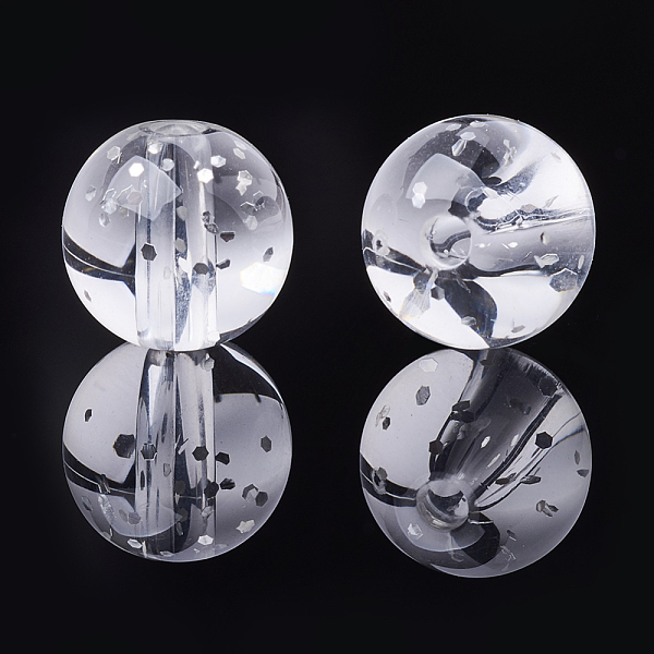 PandaHall Transparent Acrylic Beads, with Glitter Powder, Round, White, 7~8mm, Hole: 1.5mm, about 1780pcs/500g Acrylic Round White
PandaHall Transparent Acrylic Beads, with Glitter Powder, Round, White, 7~8mm, Hole: 1.5mm, about 1780pcs/500g Acrylic Round White