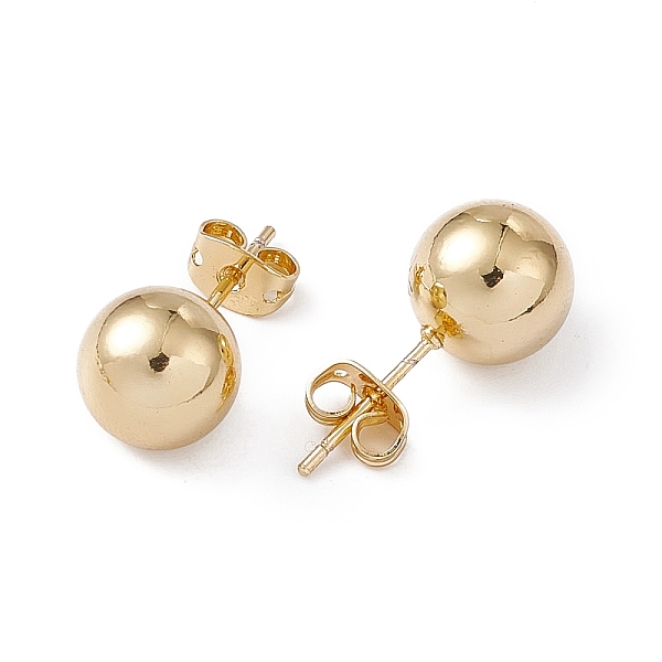 PandaHall Rack Plating Brass Round Ball Stud Earrings for Women, Lead Free & Cadmium Free, Real 18K Gold Plated, 21x9.5mm, Pin: 0.7mm Brass...
PandaHall Rack Plating Brass Round Ball Stud Earrings for Women, Lead Free & Cadmium Free, Real 18K Gold Plated, 21x9.5mm, Pin: 0.7mm Brass...
