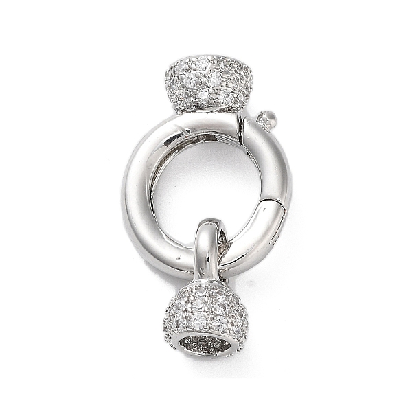 PandaHall Rack Plating Brass Micro Pave Cubic Zirconia Fold Over Clasps, Cadmium Free & Lead Free, Long-Lasting Plated, Platinum, 25.5mm..., Clear
PandaHall Rack Plating Brass Micro Pave Cubic Zirconia Fold Over Clasps, Cadmium Free & Lead Free, Long-Lasting Plated, Platinum, 25.5mm..., Clear