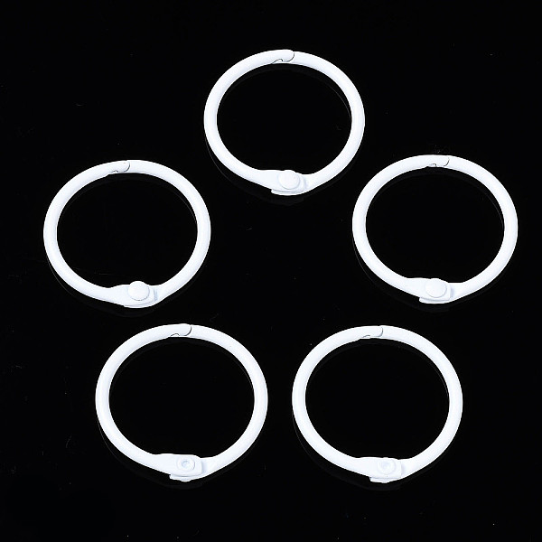 PandaHall Spray Painted Iron Split Key Rings, Ring, White, 30x4mm Iron Ring White
PandaHall Spray Painted Iron Split Key Rings, Ring, White, 30x4mm Iron Ring White