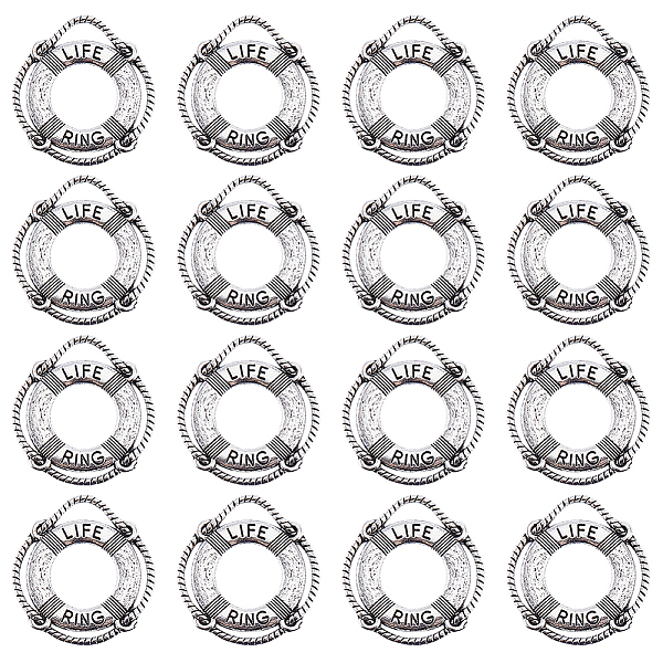 PandaHall SUNNYCLUE 50Pcs Tibetan Style Alloy Pendants, Cadmium Free & Lead Free, Life Ring/Lifebuoy/Cork Hoop, Antique Silver, 24x22x2mm...
PandaHall SUNNYCLUE 50Pcs Tibetan Style Alloy Pendants, Cadmium Free & Lead Free, Life Ring/Lifebuoy/Cork Hoop, Antique Silver, 24x22x2mm...