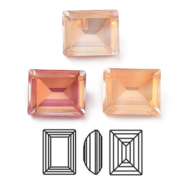 PandaHall Electroplate K9 Glass Rhinestone Cabochons, Point Back & Back Plated, Faceted, Rectangle, Mixed Color, 14x10x5mm Glass Rhinestone..., Multicolor
PandaHall Electroplate K9 Glass Rhinestone Cabochons, Point Back & Back Plated, Faceted, Rectangle, Mixed Color, 14x10x5mm Glass Rhinestone..., Multicolor