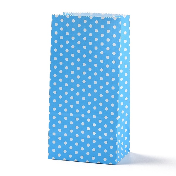 PandaHall Rectangle Kraft Paper Bags, None Handles, Gift Bags, Polka Dot Pattern, Deep Sky Blue, 9.1x5.8x17.9cm Paper Polka Dot
PandaHall Rectangle Kraft Paper Bags, None Handles, Gift Bags, Polka Dot Pattern, Deep Sky Blue, 9.1x5.8x17.9cm Paper Polka Dot