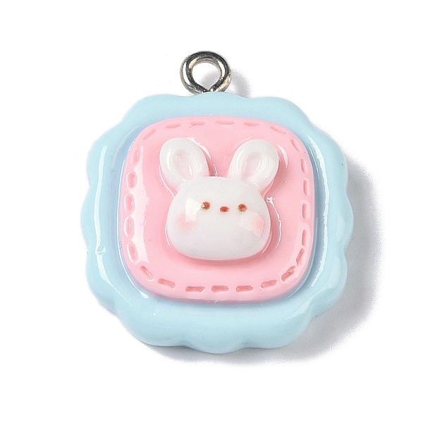 PandaHall Opaque Resin Pendants, Cartoon Charms with Platinum Plated Iron Loops, Rabbit, 21x9mm, Hole: 2mm Iron+Resin Rabbit
PandaHall Opaque Resin Pendants, Cartoon Charms with Platinum Plated Iron Loops, Rabbit, 21x9mm, Hole: 2mm Iron+Resin Rabbit