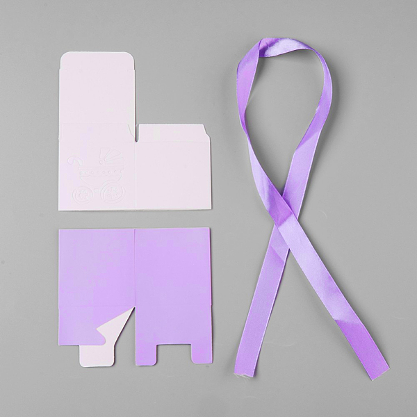 PandaHall Hollow Stroller BB Car Carriage Candy Box wedding party gifts with Ribbons, Lilac, 6x6x6cm Paper Square Purple
PandaHall Hollow Stroller BB Car Carriage Candy Box wedding party gifts with Ribbons, Lilac, 6x6x6cm Paper Square Purple