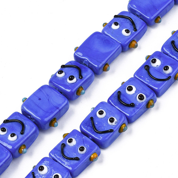 PandaHall Handmade Bumpy Lampwork Beads Strands, Smiling Face, Royal Blue, 15~16x18~19x8~10mm, Hole: 1.6mm, , about 30pcs/strand, 18.50 inch...
PandaHall Handmade Bumpy Lampwork Beads Strands, Smiling Face, Royal Blue, 15~16x18~19x8~10mm, Hole: 1.6mm, , about 30pcs/strand, 18.50 inch...