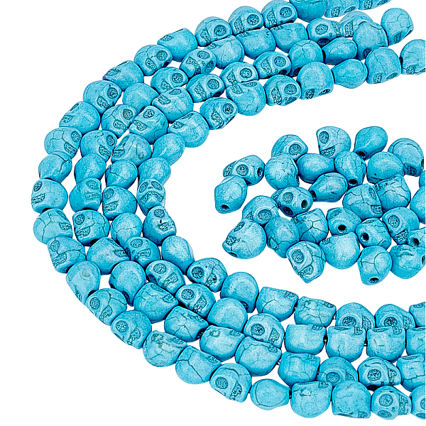 PandaHall arricraft 10 Strands Sky Blue Skull Beads, Synthetic Turquoise Skull Head Beads Skull Shape Stone Loose Beads for Jewelry Making...
PandaHall arricraft 10 Strands Sky Blue Skull Beads, Synthetic Turquoise Skull Head Beads Skull Shape Stone Loose Beads for Jewelry Making...
