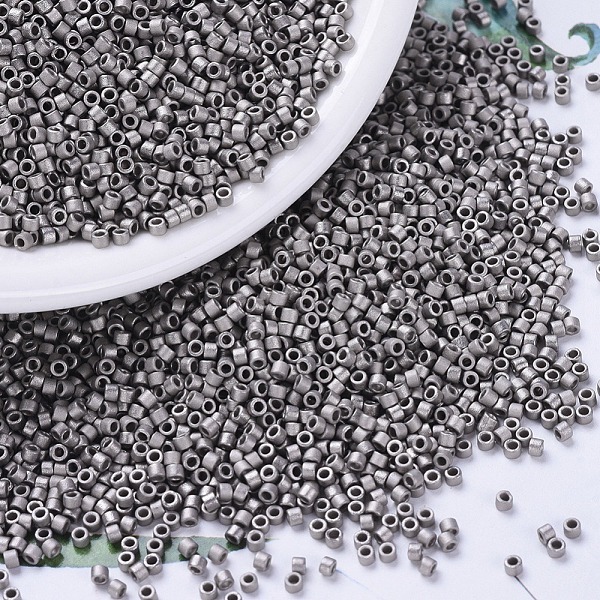 PandaHall MIYUKI Delica Beads Small, Cylinder, Japanese Seed Beads, 15/0, (DBS0321) Matte Nickel Plated, 1.1x1.3mm, Hole: 0.7mm, about..., Silver
PandaHall MIYUKI Delica Beads Small, Cylinder, Japanese Seed Beads, 15/0, (DBS0321) Matte Nickel Plated, 1.1x1.3mm, Hole: 0.7mm, about..., Silver