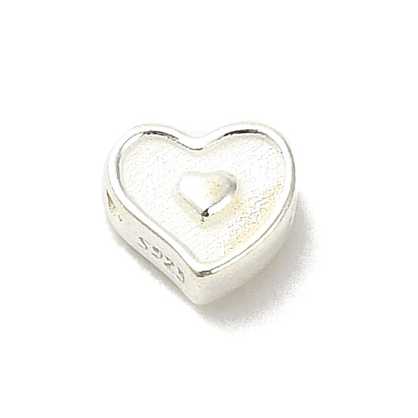 PandaHall Sterling Silver Beads, Heart, with S925 Stamp, Silver, 5x6x2.5mm, Hole: 0.8mm Sterling Silver Heart
PandaHall Sterling Silver Beads, Heart, with S925 Stamp, Silver, 5x6x2.5mm, Hole: 0.8mm Sterling Silver Heart