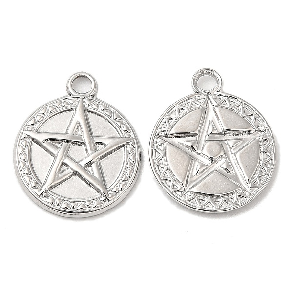 PandaHall 304 Stainless Steel Pendant, Flat Round with Star Charm, Stainless Steel Color, 20x17x2mm, Hole: 3mm 304 Stainless Steel Flat...
PandaHall 304 Stainless Steel Pendant, Flat Round with Star Charm, Stainless Steel Color, 20x17x2mm, Hole: 3mm 304 Stainless Steel Flat...