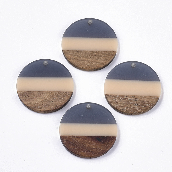 PandaHall Two Tone Transparent Resin & Walnut Wood Pendants, Flat Round, Gray, 28x3.5mm, Hole: 2mm Resin+Wood Flat Round Gray
PandaHall Two Tone Transparent Resin & Walnut Wood Pendants, Flat Round, Gray, 28x3.5mm, Hole: 2mm Resin+Wood Flat Round Gray