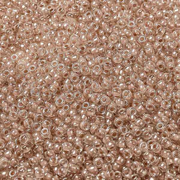 PandaHall MIYUKI Round Rocailles Beads, Japanese Seed Beads, 8/0, (RRHB279) Light Blush Lined Crystal, 3mm, Hole: 1.1mm, about..., Pink
PandaHall MIYUKI Round Rocailles Beads, Japanese Seed Beads, 8/0, (RRHB279) Light Blush Lined Crystal, 3mm, Hole: 1.1mm, about..., Pink