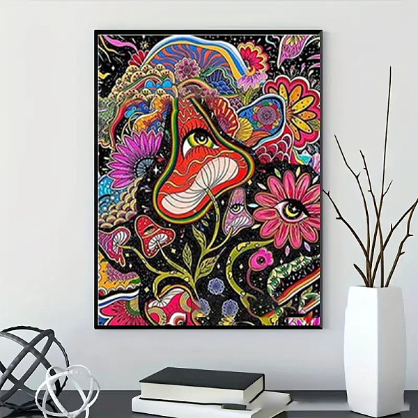 PandaHall DIY Aesthetic Fantasy Mushroom Pattern Diamond Painting Kits, including Acrylic Rhinestones, Dotting Pen, Glue Clay, Tray Plate...
PandaHall DIY Aesthetic Fantasy Mushroom Pattern Diamond Painting Kits, including Acrylic Rhinestones, Dotting Pen, Glue Clay, Tray Plate...