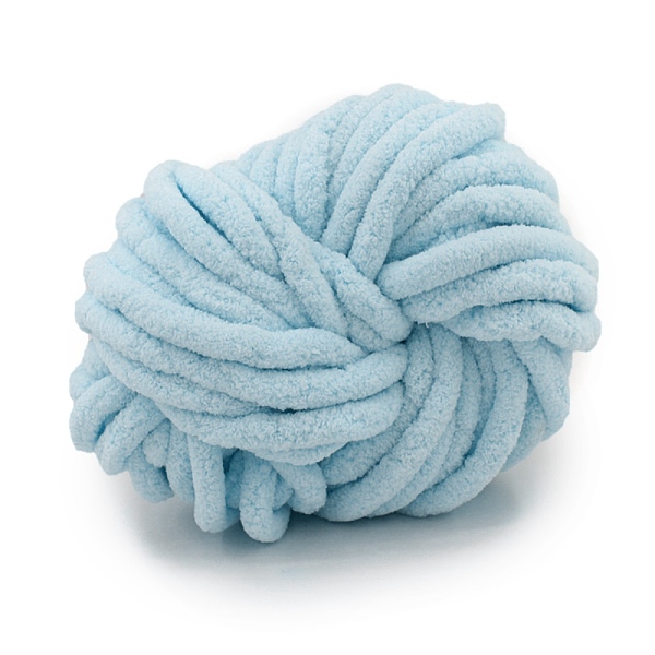 PandaHall Polyacrylonitrile Fiber Yarn, Chunky Chenille Yarn, for DIY Arm Hand Knitting Blanket Hat Scarf, Sky Blue, 18mm, about 24m/roll...
PandaHall Polyacrylonitrile Fiber Yarn, Chunky Chenille Yarn, for DIY Arm Hand Knitting Blanket Hat Scarf, Sky Blue, 18mm, about 24m/roll...