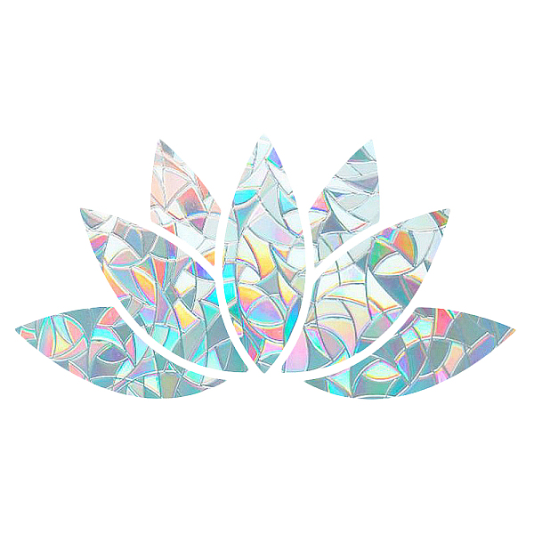 PandaHall Rainbow Prism Paster, Window Sticker Decorations, Lotus, Colorful, 15x30cm Plastic Flower
PandaHall Rainbow Prism Paster, Window Sticker Decorations, Lotus, Colorful, 15x30cm Plastic Flower