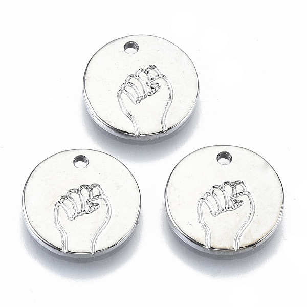 PandaHall Alloy ASL Pendants, Cadmium Free & Lead Free, Flat Round with Gesture Language, Platinum, Resist, 13x1mm, Hole: 1.6mm Alloy Flat...
PandaHall Alloy ASL Pendants, Cadmium Free & Lead Free, Flat Round with Gesture Language, Platinum, Resist, 13x1mm, Hole: 1.6mm Alloy Flat...