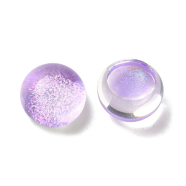 PandaHall Transparent Epoxy Resin Cabochons, with Glitter Powder, Flat Round, Lilac, 10x7mm Epoxy Resin Purple
PandaHall Transparent Epoxy Resin Cabochons, with Glitter Powder, Flat Round, Lilac, 10x7mm Epoxy Resin Purple