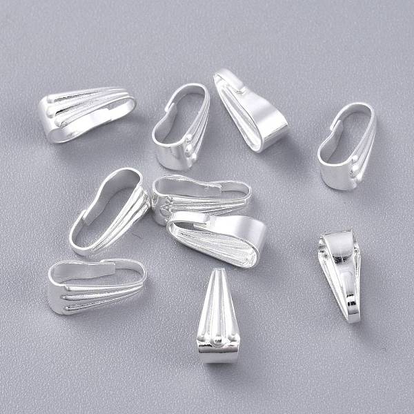 PandaHall 304 Stainless Steel Snap on Bails, Silver, 9x4x3.5mm, Inner Diameter: 8x3mm 304 Stainless Steel
PandaHall 304 Stainless Steel Snap on Bails, Silver, 9x4x3.5mm, Inner Diameter: 8x3mm 304 Stainless Steel