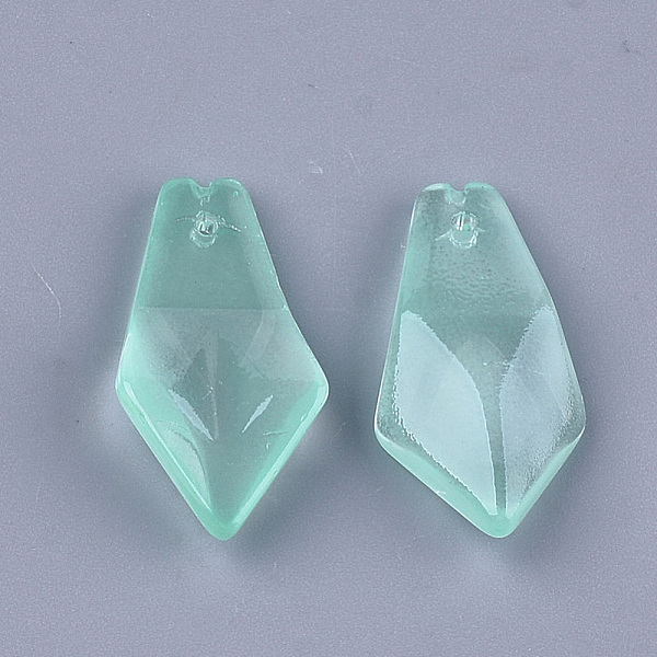 PandaHall Transparent Spray Painted Glass Pendants, Quadrilateral, Medium Aquamarine, 24.5x13x5.5mm, Hole: 1mm Glass Others
PandaHall Transparent Spray Painted Glass Pendants, Quadrilateral, Medium Aquamarine, 24.5x13x5.5mm, Hole: 1mm Glass Others