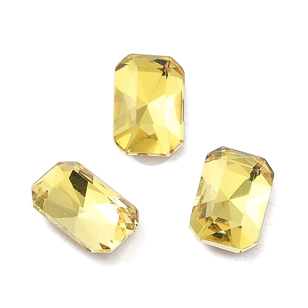 PandaHall Glass Rhinestone Cabochons, Point Back & Back Plated, Faceted, Rectangle, Citrine, 6x4x2mm Glass Rhinestone Rectangle Orange
PandaHall Glass Rhinestone Cabochons, Point Back & Back Plated, Faceted, Rectangle, Citrine, 6x4x2mm Glass Rhinestone Rectangle Orange