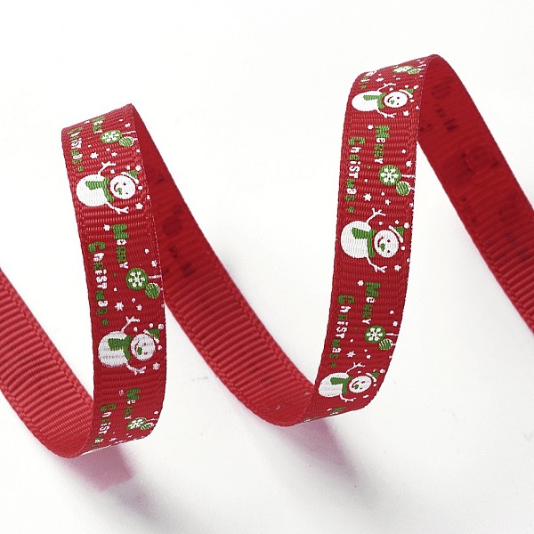 PandaHall Polyester Grosgrain Ribbon, Christmas Theme, for Jewelry Making, Red, 3/8 inch(10mm), 100yards/roll(91.44m/roll) Polyester Red
PandaHall Polyester Grosgrain Ribbon, Christmas Theme, for Jewelry Making, Red, 3/8 inch(10mm), 100yards/roll(91.44m/roll) Polyester Red