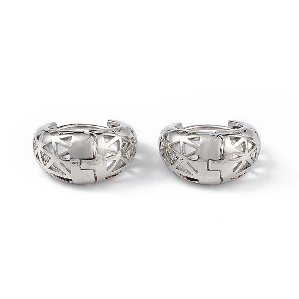 PandaHall Clear Cubic Zirconia Triangle Hollow Thick Hoop Earrings, Brass Jewelry for Women, Long-Lasting Plated, Lead Free & Cadmium Free...
PandaHall Clear Cubic Zirconia Triangle Hollow Thick Hoop Earrings, Brass Jewelry for Women, Long-Lasting Plated, Lead Free & Cadmium Free...