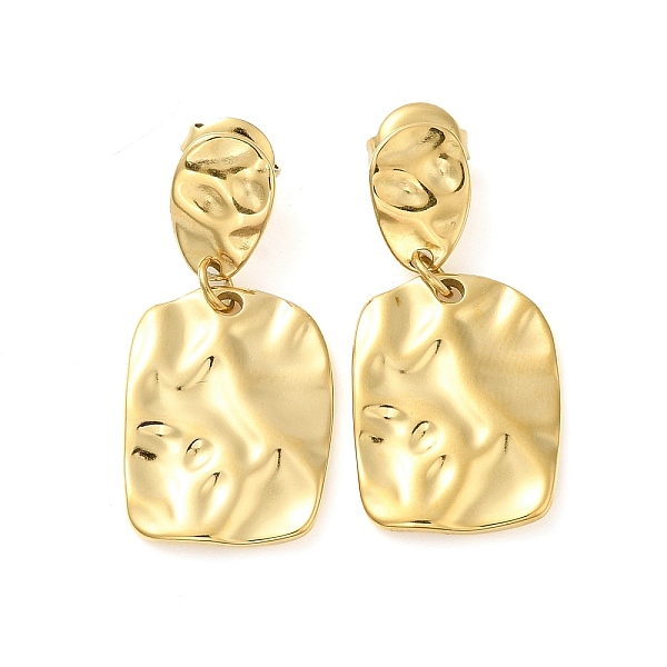 PandaHall 304 Stainless Steel Dangle Stud Earrings, Rectangle with Oval, Real 14K Gold Plated, 30x14mm 304 Stainless Steel Rectangle
PandaHall 304 Stainless Steel Dangle Stud Earrings, Rectangle with Oval, Real 14K Gold Plated, 30x14mm 304 Stainless Steel Rectangle