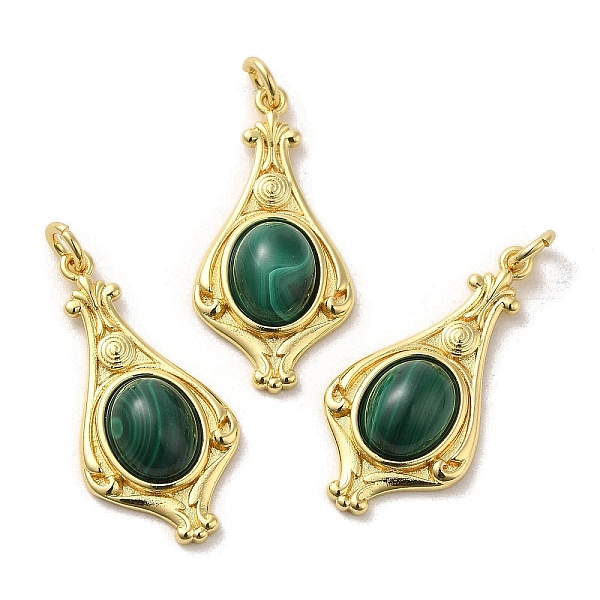 PandaHall Natural Malachite Pendants, Teardrop Charms with Rack Plating Platinum Tone Brass Findings, Cadmium Free & Lead Free...
PandaHall Natural Malachite Pendants, Teardrop Charms with Rack Plating Platinum Tone Brass Findings, Cadmium Free & Lead Free...