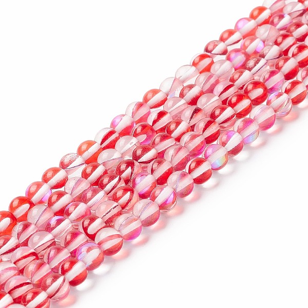 PandaHall Synthetic Moonstone Beads Strands, Round, Red, 6mm, Hole: 0.8mm, about 63pcs/strand, 14.57''~15.55''(37~39.5cm) Moonstone Round...
PandaHall Synthetic Moonstone Beads Strands, Round, Red, 6mm, Hole: 0.8mm, about 63pcs/strand, 14.57''~15.55''(37~39.5cm) Moonstone Round...