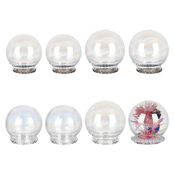 PandaHall 8Pcs 4 Style Round Iridescent Glass Dome Cover, Decorative Display Case, Cloche Bell Jar Terrarium with Alloy Base, Mixed Color...
PandaHall 8Pcs 4 Style Round Iridescent Glass Dome Cover, Decorative Display Case, Cloche Bell Jar Terrarium with Alloy Base, Mixed Color...