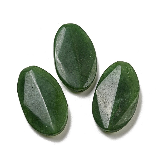 PandaHall Dyed Natural White Jade Beads, Faceted Flat Oval, Green, 43x24~25x8mm, Hole: 1mm White Jade Oval Green
PandaHall Dyed Natural White Jade Beads, Faceted Flat Oval, Green, 43x24~25x8mm, Hole: 1mm White Jade Oval Green