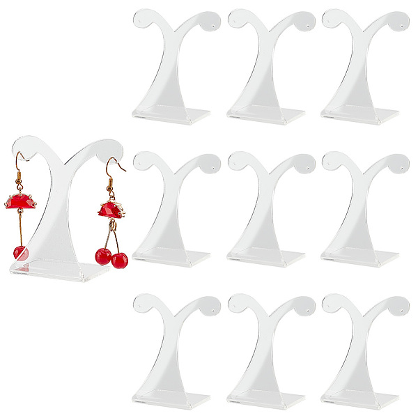 PandaHall Acrylic Slant Back Single Earring Display Stands, Tree Shaped Jewelry Holder for Earring Display, Photo Props, White...
PandaHall Acrylic Slant Back Single Earring Display Stands, Tree Shaped Jewelry Holder for Earring Display, Photo Props, White...