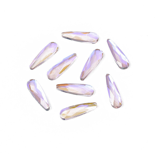 PandaHall Glass Rhinestone Cabochons, Nail Art Decoration Accessories, Faceted, Teardrop, Lilac, 10x3x1.5mm Glass Teardrop Purple
PandaHall Glass Rhinestone Cabochons, Nail Art Decoration Accessories, Faceted, Teardrop, Lilac, 10x3x1.5mm Glass Teardrop Purple