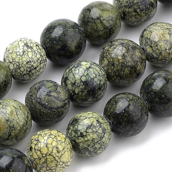 PandaHall Natural Serpentine/Green Lace Stone Beads Strands, Round, 8mm, Hole: 1mm, about 46~49pcs/strand, 14.5~15.3 inch Serpentine Round
PandaHall Natural Serpentine/Green Lace Stone Beads Strands, Round, 8mm, Hole: 1mm, about 46~49pcs/strand, 14.5~15.3 inch Serpentine Round