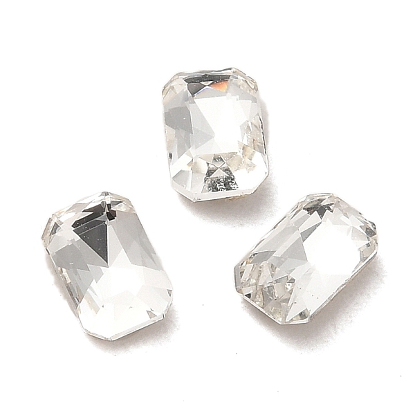 PandaHall Glass Rhinestone Cabochons, Point Back & Back Plated, Faceted, Rectangle, Crystal, 6x4x2mm Glass Rhinestone Rectangle Clear
PandaHall Glass Rhinestone Cabochons, Point Back & Back Plated, Faceted, Rectangle, Crystal, 6x4x2mm Glass Rhinestone Rectangle Clear