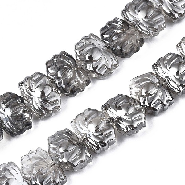 PandaHall Electroplate Glass Beads Strand, Pearl Luster Plated, Lotus Flower, Gray, 10.5x14x6~7mm, Hole: 1mm, about 65pcs/strand, 24.02...
PandaHall Electroplate Glass Beads Strand, Pearl Luster Plated, Lotus Flower, Gray, 10.5x14x6~7mm, Hole: 1mm, about 65pcs/strand, 24.02...