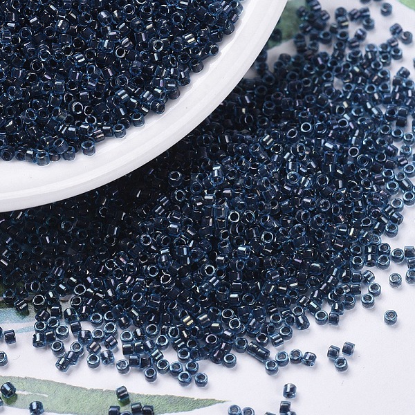 PandaHall MIYUKI Delica Beads, Cylinder, Japanese Seed Beads, 11/0, (DB0286) Midnight Blue Lined Aqua AB , 1.3x1.6mm, Hole: 0.8mm, about...
PandaHall MIYUKI Delica Beads, Cylinder, Japanese Seed Beads, 11/0, (DB0286) Midnight Blue Lined Aqua AB , 1.3x1.6mm, Hole: 0.8mm, about...