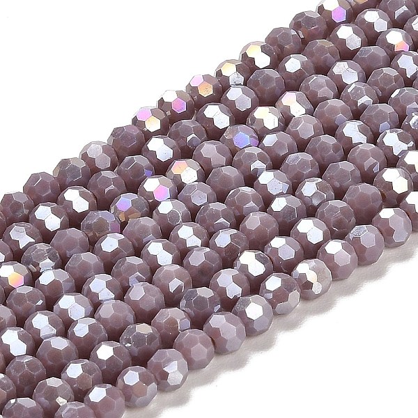 PandaHall Opaque Glass Beads Stands, AB Color, Faceted(32 Facets), Round, Rosy Brown, 4.5x4mm, Hole: 1mm, about 87~93pcs/strand, 32~33cm...
PandaHall Opaque Glass Beads Stands, AB Color, Faceted(32 Facets), Round, Rosy Brown, 4.5x4mm, Hole: 1mm, about 87~93pcs/strand, 32~33cm...