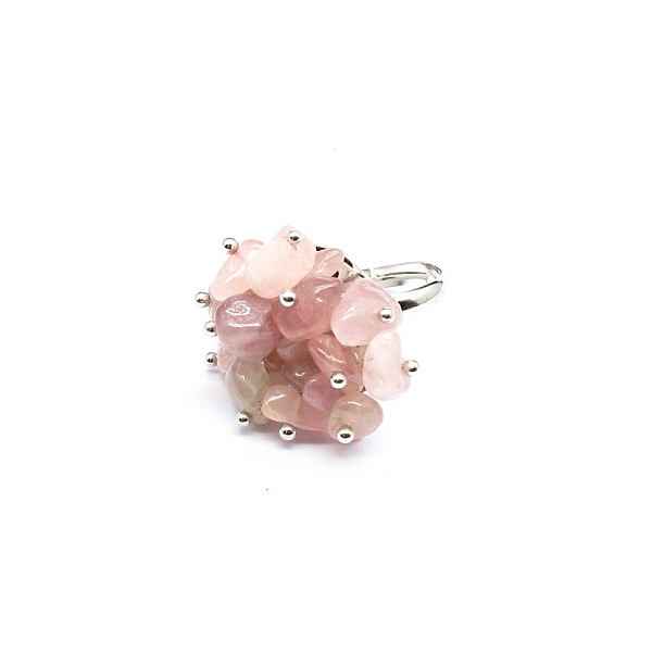 PandaHall Natural Rose Quartz Chips Adjustable Rings, Platinum Brass Ring, US Size 8(18.1mm) Rose Quartz Chip
PandaHall Natural Rose Quartz Chips Adjustable Rings, Platinum Brass Ring, US Size 8(18.1mm) Rose Quartz Chip