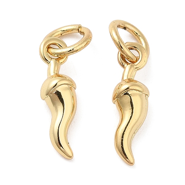 PandaHall Rack Plating Brass Charms, with Jump Ring, Long-Lasting Plated, Cadmium Free & Lead Free, Chili Charm, Real 18K Gold Plated...
PandaHall Rack Plating Brass Charms, with Jump Ring, Long-Lasting Plated, Cadmium Free & Lead Free, Chili Charm, Real 18K Gold Plated...
