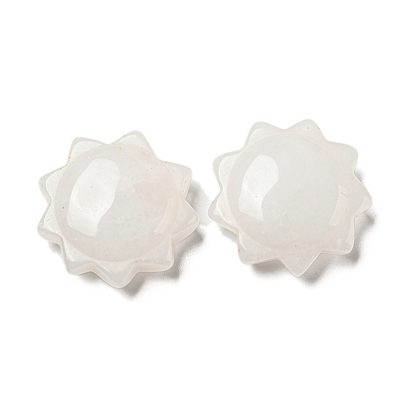 PandaHall Natural Quartz Crystal Carved Healing Sun Figurines, Reiki Energy Stone Display Decorations, 28x28~29x9~10mm Quartz Crystal Sun
PandaHall Natural Quartz Crystal Carved Healing Sun Figurines, Reiki Energy Stone Display Decorations, 28x28~29x9~10mm Quartz Crystal Sun