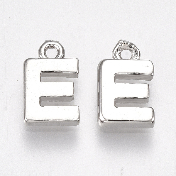PandaHall Brass Charms, Letter, Nickel Free, Real Platinum Plated, Letter.E, 8.5x5.5x1.5mm, Hole: 0.8mm Brass Letter E
PandaHall Brass Charms, Letter, Nickel Free, Real Platinum Plated, Letter.E, 8.5x5.5x1.5mm, Hole: 0.8mm Brass Letter E